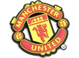 Manchester United Fc - Magnete Da Frigo, Stemma BS4174 (Taglia Unica) (Giallo/Rosso)