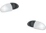 Johns, Set Di Vetri Per Specchietto Destro E Sinistro Adatto Per Opel Corsa E X15 09/14- W. Carrier Come 1426551 13187623 13296265 1426470