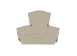 Piastra Terminale 69X1,5X54,5Mm - Piastra Terminale/Divisoria Per Morsettiera Wap WDK2.5