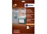 Avery Removable Product Labels Bianco
