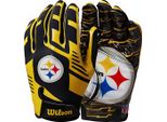 Guanti Wilson Youth Nfl Stretch Fit Squadra Pittsburgh Steelers