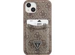 Guess, Custodia Protettiva 4G Porta Carte Apple Iphone 14 Plus, Marrone