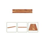 The Living Store Piano D'appoggio 180X40X2,5 Cm Rettangolare In Legno Massiccio Di Acacia