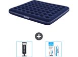 Materasso Gonfiabile Bestway - 2 Persone - 183 X 203 X 22 Cm - Blu - Accessori Inclusi