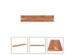 The Living Store Piano D'appoggio 160X30X2,5 Cm Rettangolare In Legno Massiccio Di Acacia
