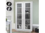 Vetrina 2 Ante Bianco Lucido Ice 92X43X179H