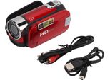 Videocamera, Registratore Full Hd, Ruotabile Di 270°, Schermo A Colori Da 2,7 Pollici, Zoom 16X, Videocamera Digitale