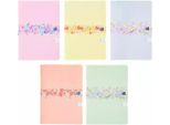 Quaderno Oxford A5/32K A Quadretti Floral (10 Copie)