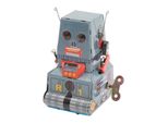 Robot A Vento, Robot Ad Orologeria, Robot Retrò In Metallo, Giocattolo Vintage Ad Orologeria, Robot A Vento Classico, Robot Vintage A Vento