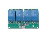 Modulo Relè A 4 Canali, Modulo Relè A 5 V, Modulo Relè, Modulo Relè Usb, Scheda Di Espansione Relè, Interruttore Di Controllo Intelligente Del Pc