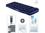 Materasso Gonfiabile Bestway - 1 Persona - 76 X 185 X 28 Cm - Blu - Accessori Inclusi