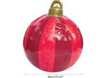 23.6 Pollici Palla Di Natale Natale Indoor Outdoor Crafts Decorazione Pvc Gonfiabile Palla Famiglia Natale Holiday Party Palla