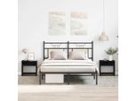 Maison Exclusive - Comodini 2 Pezzi. Effetto Rovere Nero 40X30X40 Cm Materiale Ligneo
