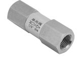 Valvola Di Ritegno Esagonale Divisa In Acciaio Inox 304, Resistente Alle Alte Temperature E Alla Pressione (1/4 Di Pollice Bspp)