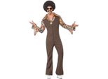 Smiffys - Set Di Costumi "Groovy Boogie"" Per Uomo SM1605 (M) (Marrone)"