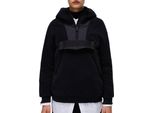 Napapijri Seline Pullover In Pile Con Cappuccio A Mezza Zip Donna