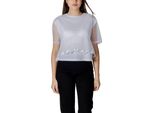 Armani Exchange Xw000541A_F10359U Maglietta A Maniche Corte Bianco Xs Donna Bianco Xs