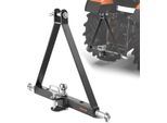 Gancio Di Traino A 3 Punti Vevor Con Ricevitore Da 5,08 Cm, Attacco A 3 Punti, 2721 Kg, Adattatore Per Gancio Di Traino, Compatibile Con Kubota, Mahindra, John Deere, Massey Ferguson, 505X575X130Mm