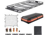 Vevor Cestino Portatutto Per Auto (2120 X 990 X 105 Mm) Portatutto Universale, (Carico Massimo 113,4 Kg), Portatutto Per Camion Suv