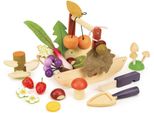 Gioco Educativo Tender Leaf, Cesto Di Frutta Selvatica In Legno Da Collezione