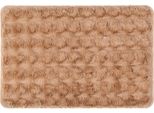 Tappeto In Pelliccia 60 X 90 Cm Beige