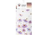 Asciugamano Da Cucina In Cotone 40X60 Cm Fiori Viola