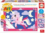 Educa Magic Painting By Numbers Unicorni/Fate Rosa Rosa Taglia Unica