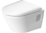 Duravit D-Neo Wc Suspendu Compact, Chasse Deau Basse, Sortie Horizontale, Sans Rebord, 370X480X400Mm, 2587092000, 2587092000