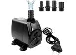 35W 2500L-H Pompa Per Acquario Con 3 Ugelli - Per Fontane Laghetto Acquario Giardino Pompa Fontana