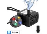 Pompa Per Fontane Con Illuminazione - Pompa Sommersa Per Acque Sporche - Pompa Per Laghetto - Pompa Per Acque Sporche - Pompa Ad Aspirazione Piatta - Pompa Per Acqua