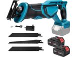 Sega A Pendolo, Design A Batteria, Elevata Efficienza Di Taglio, 2 Batterie