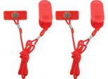 2PCS Blocco Magnetico Universale Del Tapis Roulant Interruttore Di Arresto Di Emergenza Clip A Filo Chiave Di Avvio
