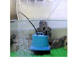 Mini Pompa Per Acqua Con 3 Ugelli E Tubo Da 15 M - Pompa Sommersa Regolabile Da 25 W 1500 L/H - Pompa Per Acquario, Laghetto, Giardino Roccioso (Blu).