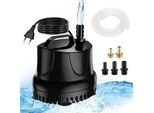 Mini Pompa Sommersa Da 25 W, 1500 L/H, Adatta Per Fontane, Piscine, Irrigazione Di Giardini, Acquari E Vasche Per Pesci.