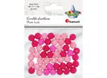 Perline Di Plastica Tonalità Rosa 10 Mm 50 Pezzi Titanum