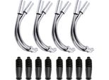 4 Set Mtb Mountain Bike V Brake Noodles Cavo Guida Piegare Tubo Maniche Tubo Protettore Tubo