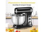Impastatrice - Impastatrice Da Cucina 6 Litri - Impastatrice Robot Da Cucina 4 Kg In Acciaio Inox - Impastatrice Per Impasto