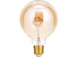 Lampadina Led Globe E27 Lampada A Globo 4W 2200K 300 Lumen, Antica, Bianco Caldo, Dimmerabile