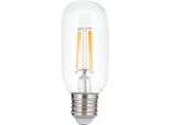 Lampadina Led E27 Lampada 8W 2700K 860 Lumen, Allungata, Chiara, Bianco Caldo, Dimmerabile