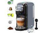 Macchina Da Caffè - Macchina Per Tazze Di Caffè - Macchine Da Caffè - Macchina Da Caffè - Capsule Multiple - Caldo E Freddo - 5 In 1 - Grigio