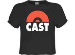 Amplified - Top Corto Da Donna, Logo GD4179 (L) (Charcoal)