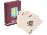 Aston Villa Fc - Carte Da Gioco TA14086 (Taglia Unica) (Vino Rosso/Giallo/Blu Cielo)