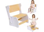 Scaletta, Design Trasformabile, Elevata Capacità Di Carico, Bianco