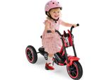 Triciclo Per Bambini Costway, Triciclo Per Bambini Con Design Da Moto, 3 Ruote Robuste, Pedali E Manubrio, Balance Bike Per Bambini 3+, Fino A 30 Kg (Rosso)