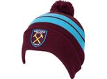 West Ham United Fc - Berretto Da Sci, Tessuto Jersey TA14007 (Taglia Unica) (Rosso Vino/Blu Cielo)