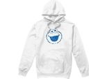 Sesame Street - Felpa Con Cappuccio Per Uomo/Donna Unisex TV27525 (L) (Bianco)