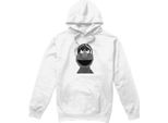 Sesame Street - Felpa Con Cappuccio "Lee"" Per Uomo/Donna Unisex TV27515 (Xxl) (Bianco)"