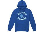 Sesame Street - Felpa Con Cappuccio "Just Keep Jumping"" Per Uomo/Donna Unisex TV27521 (Xxl) (Blu Reale)"