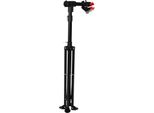 Cavalletto Professionale Per Biciclette - Cavalletto Per Riparazioni - Portata 50 Kg - Morsetto Girevole A 360° - Regolabile In Altezza - Pieghevole - Acciaio Al Carbonio E Nylon - Nero
