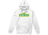 Sesame Street - Felpa Con Cappuccio Per Uomo/Donna Unisex TV27581 (L) (Bianco)